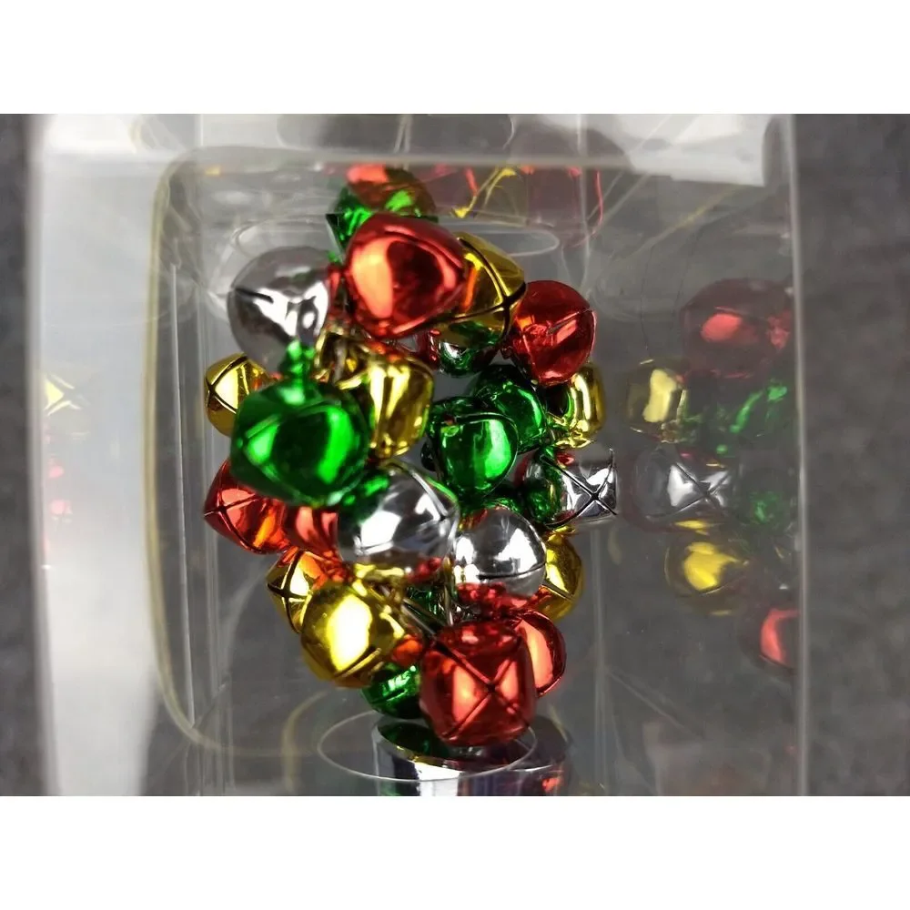 Pier‎ 1 Imports Wine Bottle Stopper Christmas Jingle Bells NEW IN BOX Set of 2